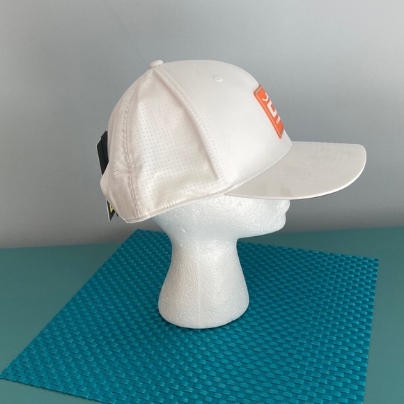 Cobra Crown C Patch White/Rickie Orange Headwear Men Fits All - Picture 4 of 13